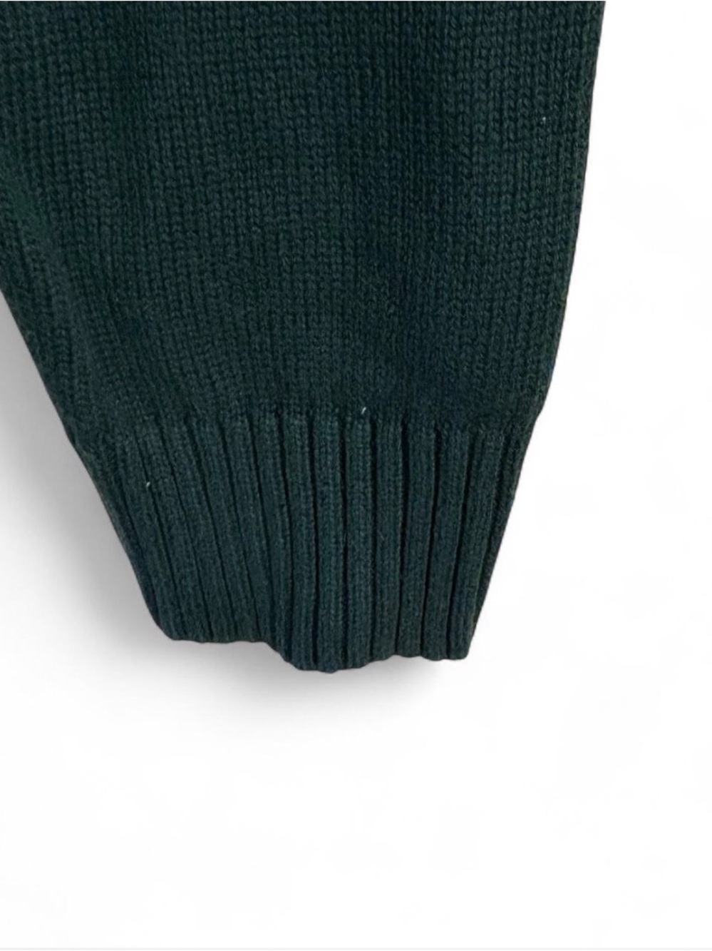 J.Crew Heritage 100% Cotton Crewneck Hunter Green - Picture 2 of 7